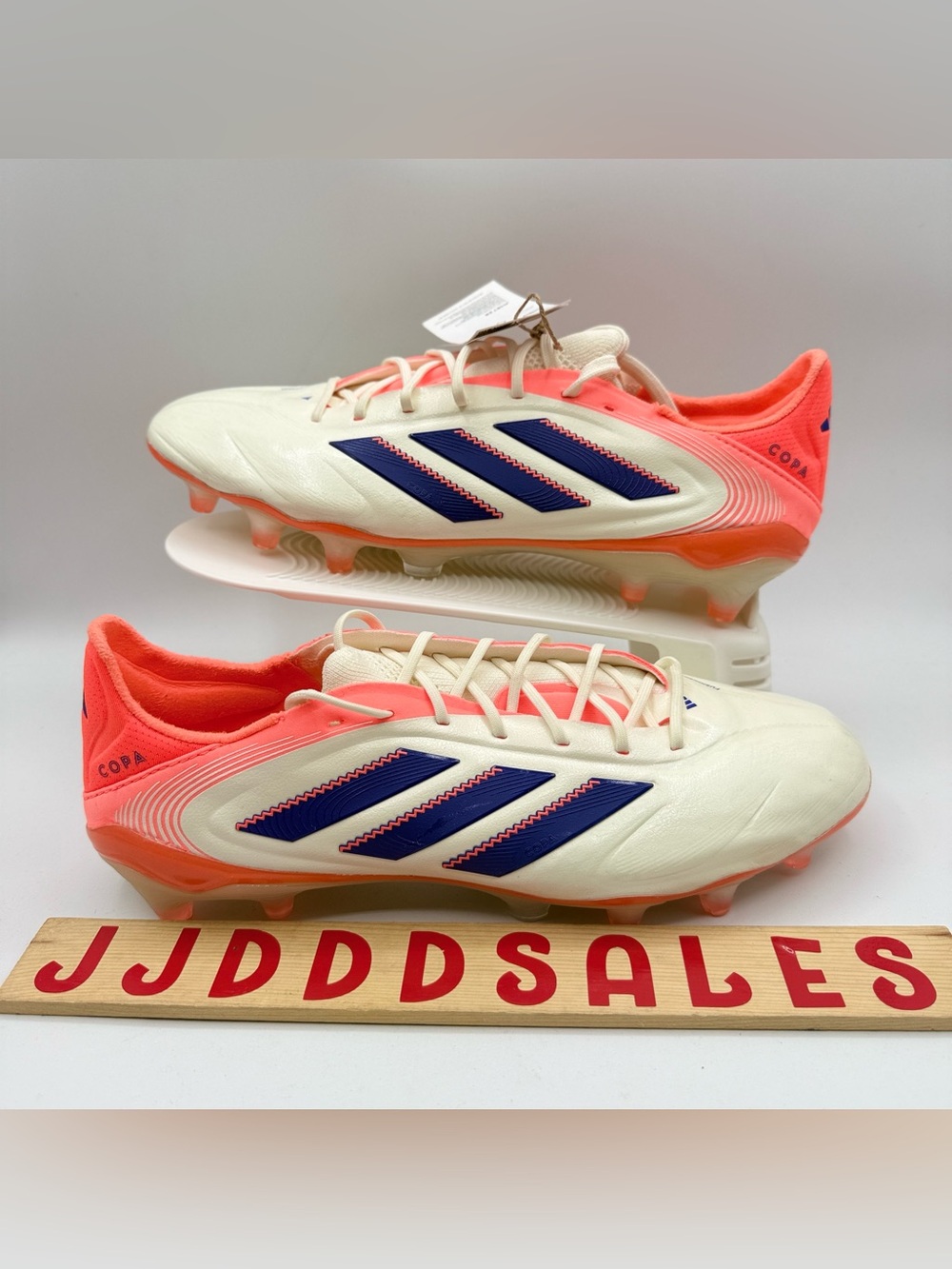 Adidas Copa Pure 3 Elite FG Soccer Cleats Off White Coral JH8728 Men’s Sz 9 NWT
